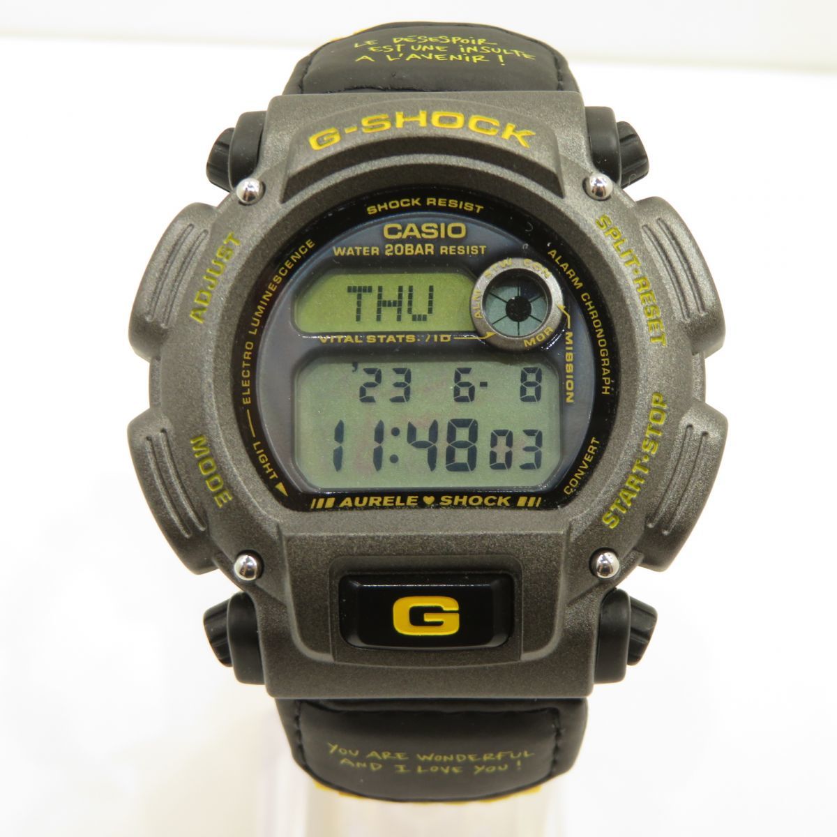 160s CASIO カシオ G-SHOCK agnes b. アニエスベー コラボモデル DW8800 クオーツ 腕時計 ※中古現状品