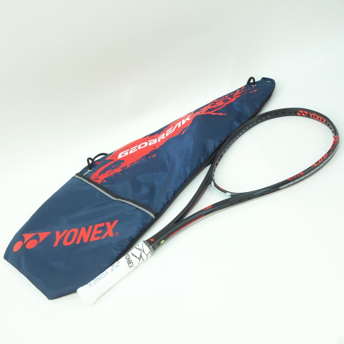 116 【未使用】YONEX ヨネックス GEOBREAK ジオブレイク 80S GEO80S 軟式 ソフトテニス ラケット UL1 コスミックレッド  フレーム JChere雅虎拍卖代购