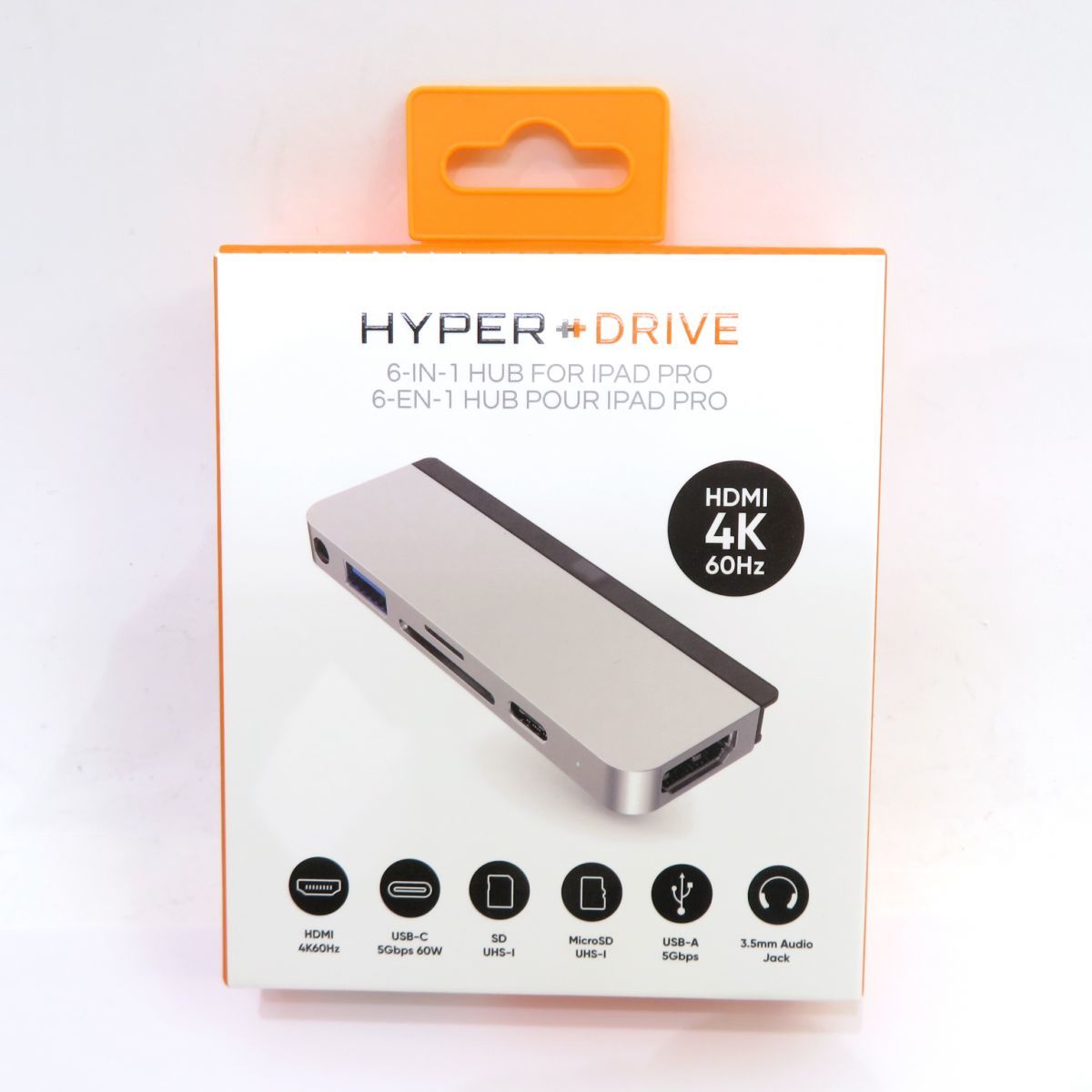 HYPER ハイパー HyperDrive 6-in-1 USB-C Hub For IPad シルバー HP16176 スマホ、PC用TVチューナー 