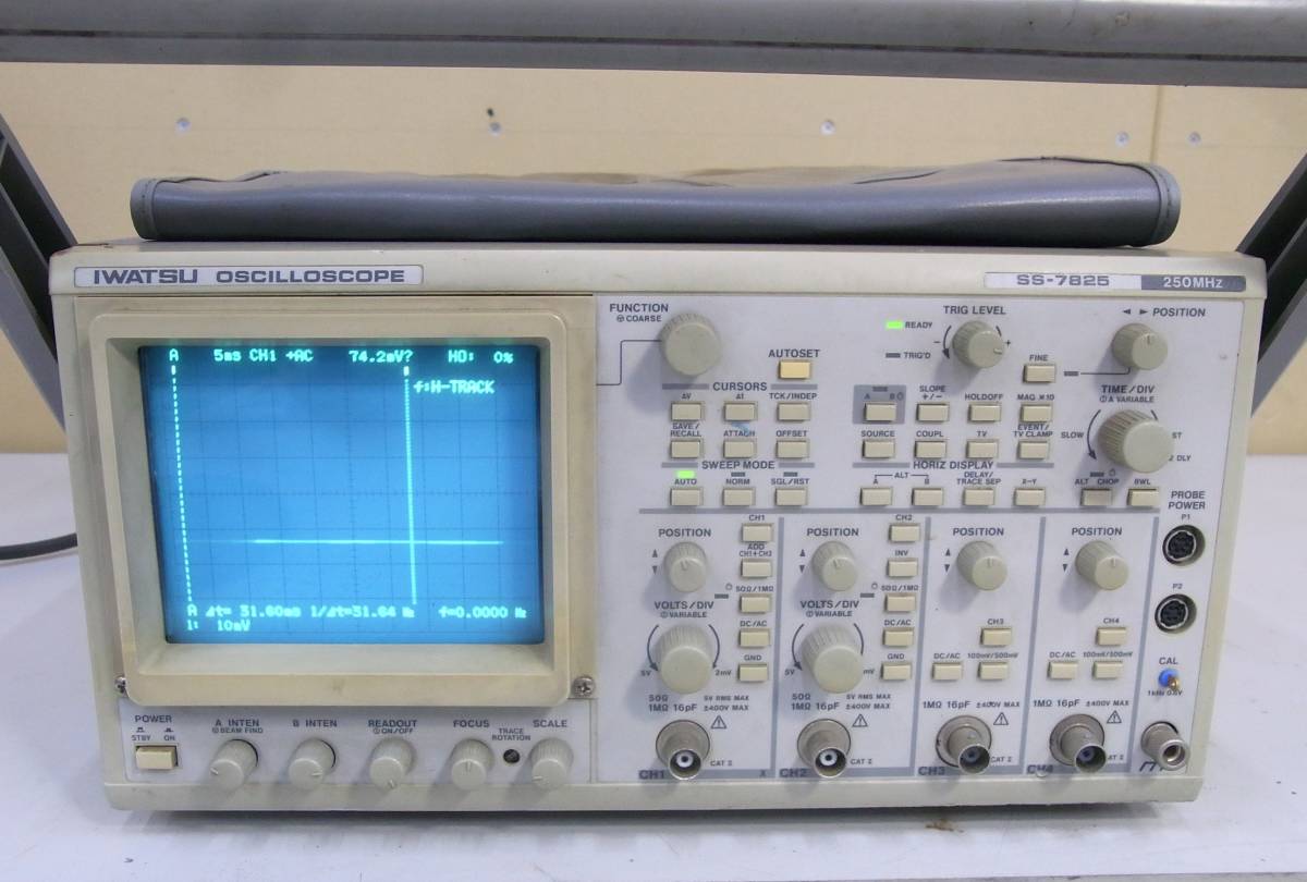 魅力的な価格 IWATSU SS-7825 250MHz 管理番号:RH-516 OSCILLOSCOPE
