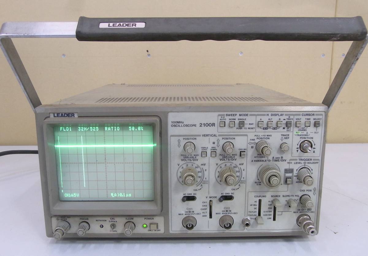 お得な情報満載 LEADER 100MHz 管理番号:RH-511 2100R OSCILLOSCOPE その他 お得な情報満載 LEADER 100MHz 管理番号:RH-511 2100R OSCILLOSCOPE その他