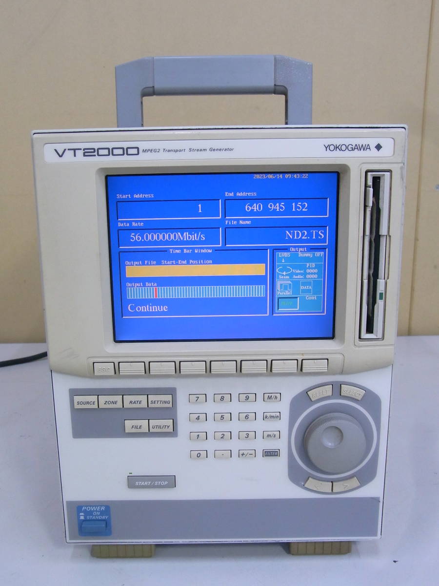 YOKOGAWA VT2000 MEPG2 Transport Stream Generator 管理番号：RH-485