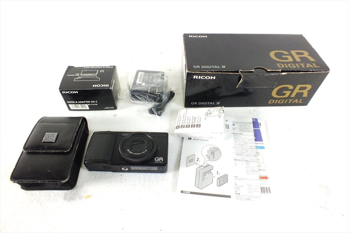 ◇ RICOH リコー GR DIGITAL IV デジタルカメラ 取扱説明書有り 元箱