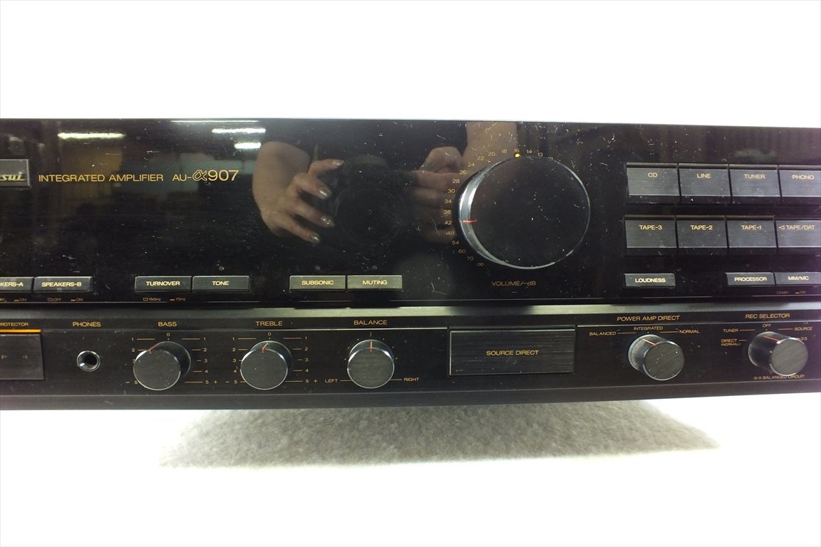 ◇ SANSUI サンスイ AU-α907 アンプ 現状品 230608A2227