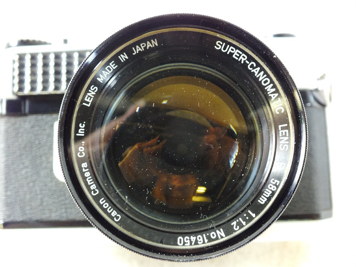 ◇Canon キャノン Canonflex RM フィルム一眼レフ R 58mm 1.2 中古現状