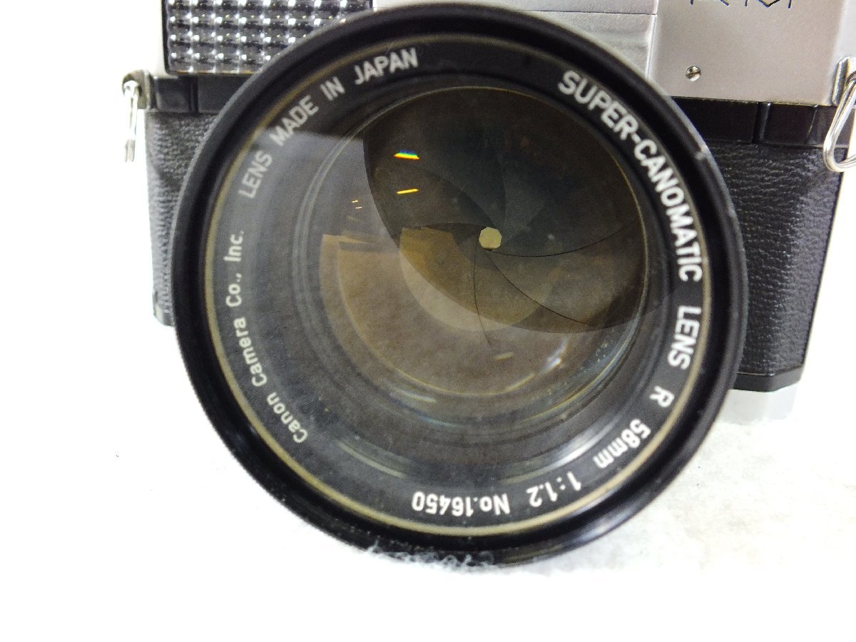 ◇Canon キャノン Canonflex RM フィルム一眼レフ R 58mm 1.2 中古現状