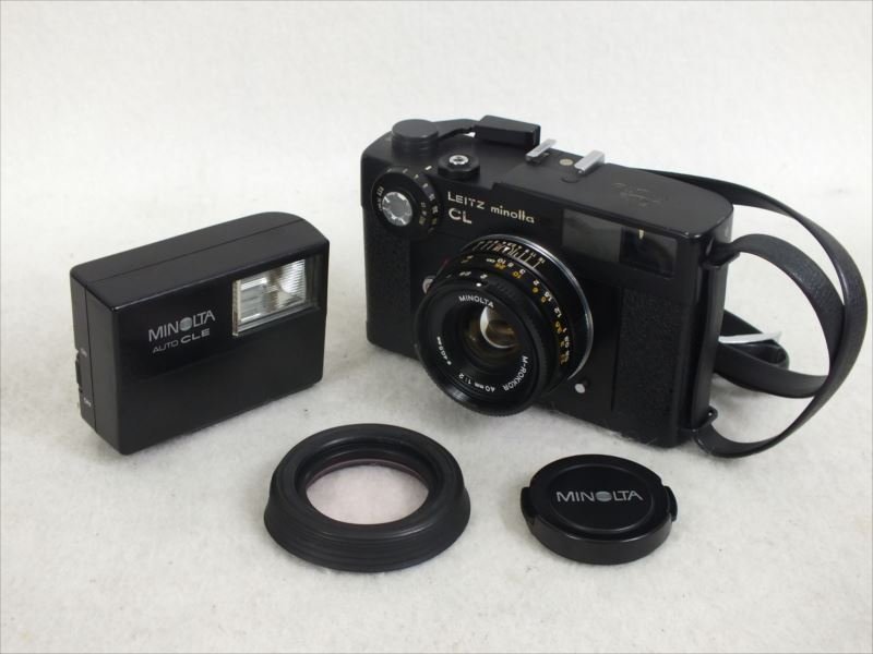 ♪ LEITZ minolta CL コンパクトカメラ M-ROKKOR 40mm 1:2 中古現状品 230511H2446_画像1