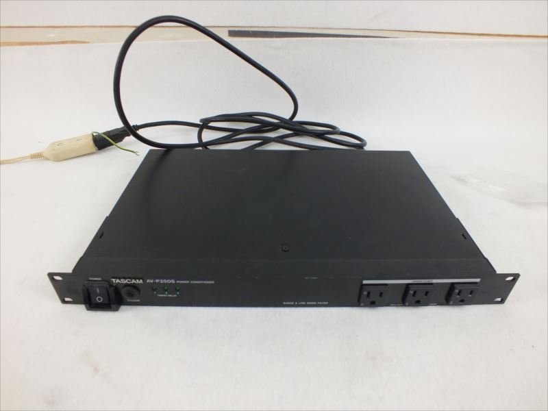 ♪ TASCAM タスカム AV-P250S power conditioner 現状品 230511T5154B
