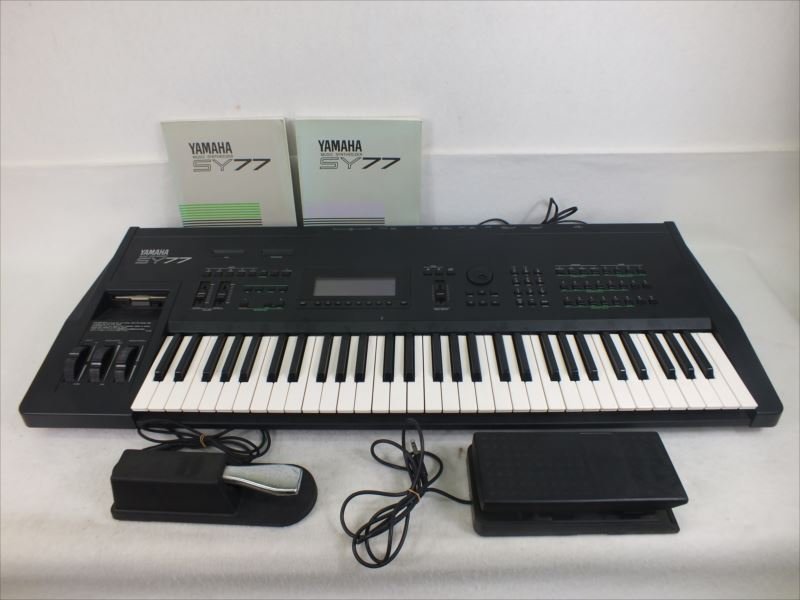 ♪ YAMAHA ヤマハ SY77 シンセサイザー 取扱説明書有り 音出し確認済