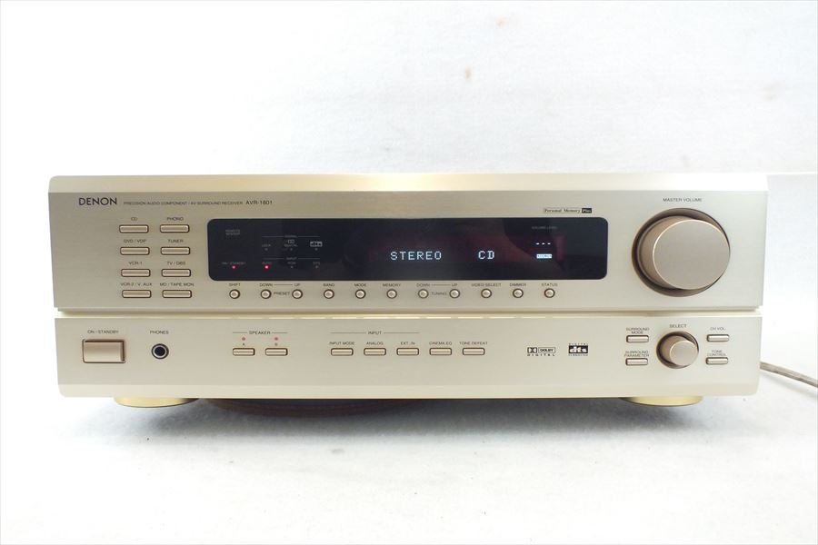 ☆ DENON デノン AVR-1801 アンプ 中古 現状品 230507T3197_画像2