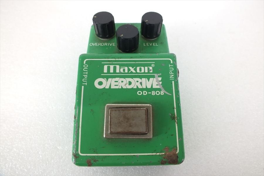 □ Maxon OD-808 エフェクター 動作音出し確認済 230602M4058