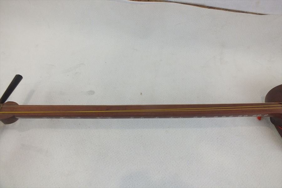 ☆熊谷楽器店型番不明三味線ハードケース付き現状品中古230607K4024