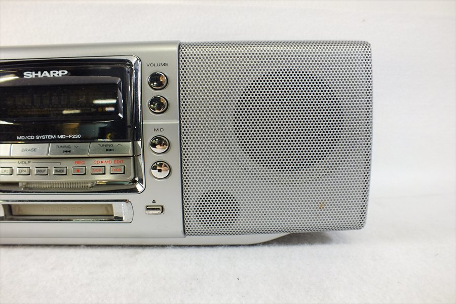 ◇ SHARP シャープ MD-F230-S ラジカセ 中古 現状品 230608A2024の画像5