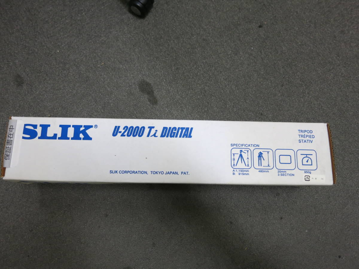 #SLIK U-2000 штатив новый товар не использовался [ с ящиком ]#