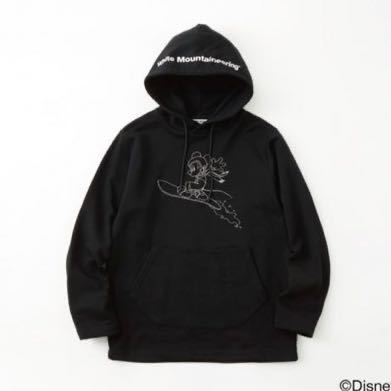 White Mountaineering Disney DESIGN PULLOVER HOODIE - BLACK White Mountaineering тренировочный Parker SIZE2
