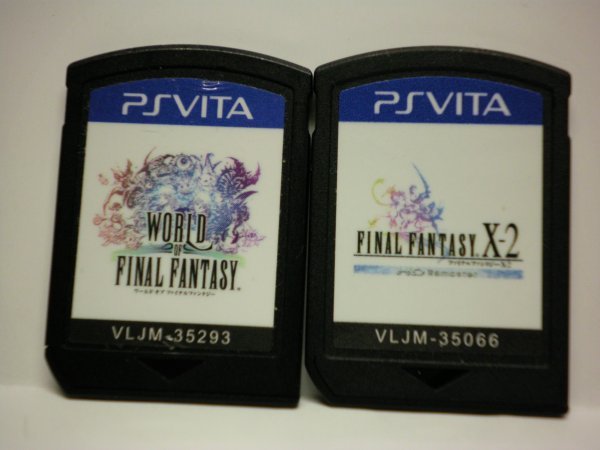 PSVita　ファイナルファンタジー X-2 HD Remaster＋ワールド オブ ファイナルファンタジー　お買得２本セット(ソフトのみ)_画像1