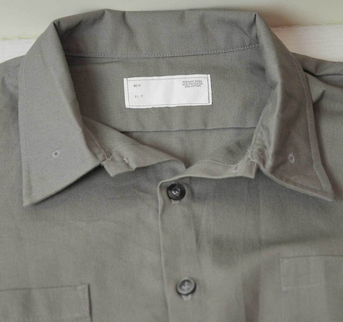 古着●アメリカ刑務官 半袖シャツ ニューヨーク州 XLトール 裾に傷 xwp_画像4