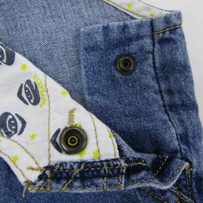 e-a- беж Bebe комбинезон Denim комбинезон детский комбинезон для мальчика F 70-80 ранг размер индиго синий baby ребенок одежда e.a.B BeBe