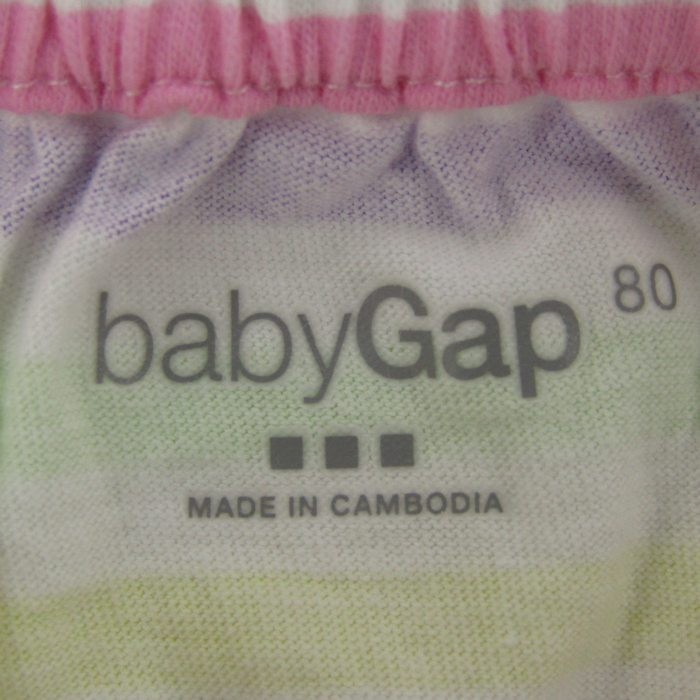  baby Gap топ окантовка shortall для девочки 80 размер белый baby ребенок одежда babyGAP