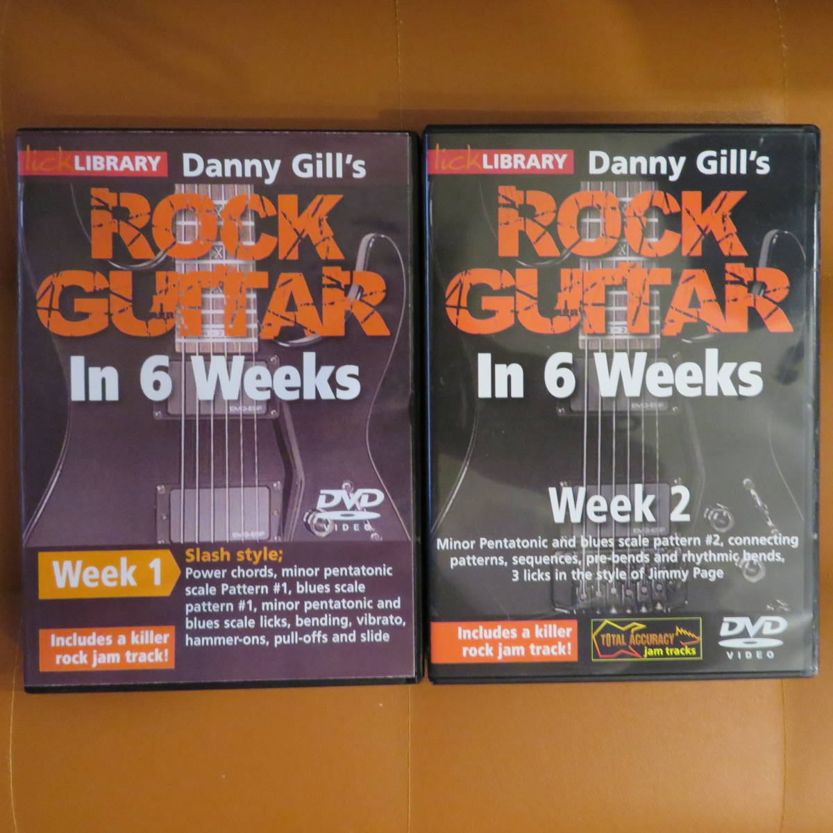 [ б/у прекрасный товар DVD]Lick Library Rock Guitar In 6 weeks ( прямой импорт ;6 шт комплект ) английский язык но хорошо понятно 