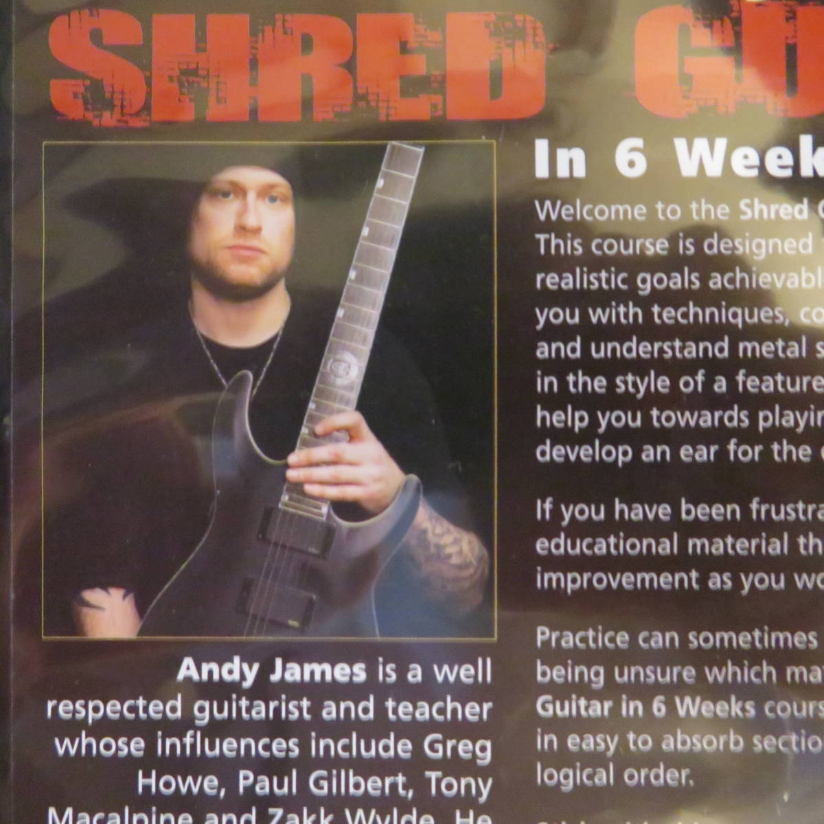 [ б/у прекрасный товар DVD]Lick Library Shred Guitar In 6 weeks ( прямой импорт ;6 шт комплект ) английский язык но хорошо понятно 