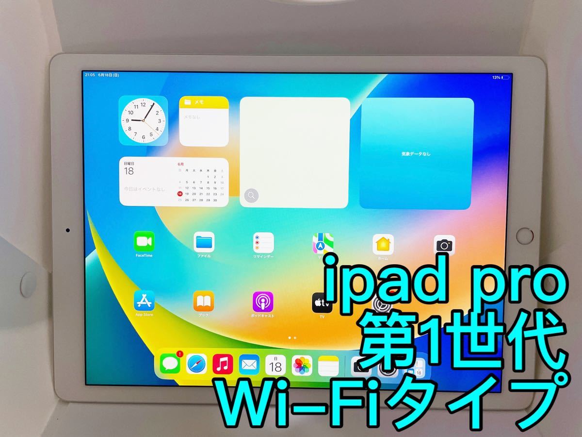 ipad Pro 第1世代 12.9インチ 32GB Wi-Fiモデル | transparencia