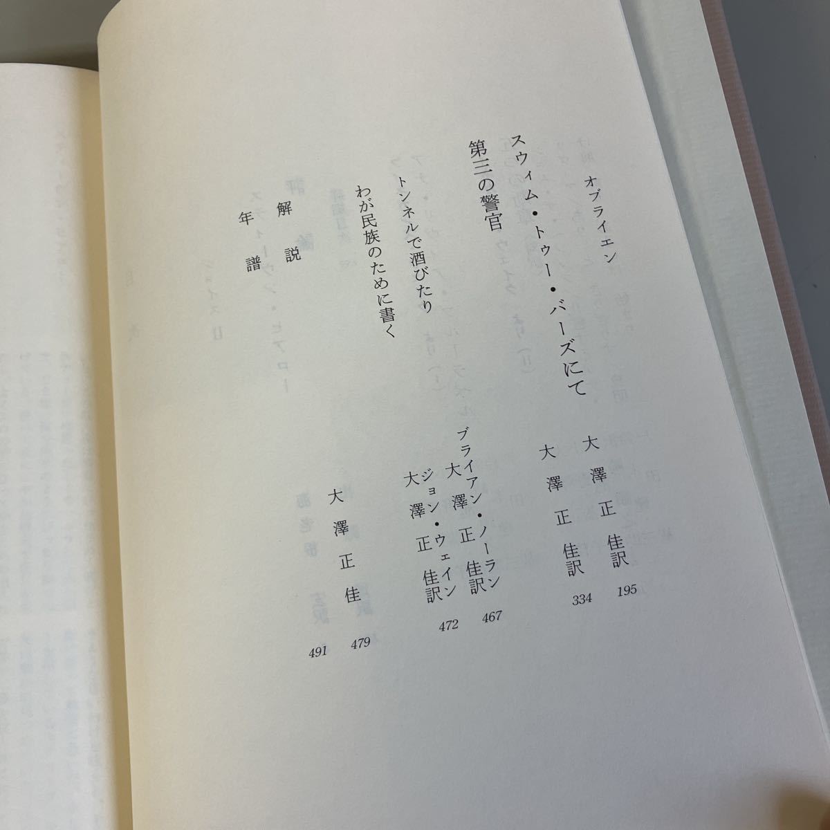 筑摩世界文学大系 68 ジョイス Ⅱ / オブライエン ●ジェイムズ・ジョイス(著)フラン・オブライエン(著)海老根宏(訳)大沢 正佳 (訳)●4337_画像8