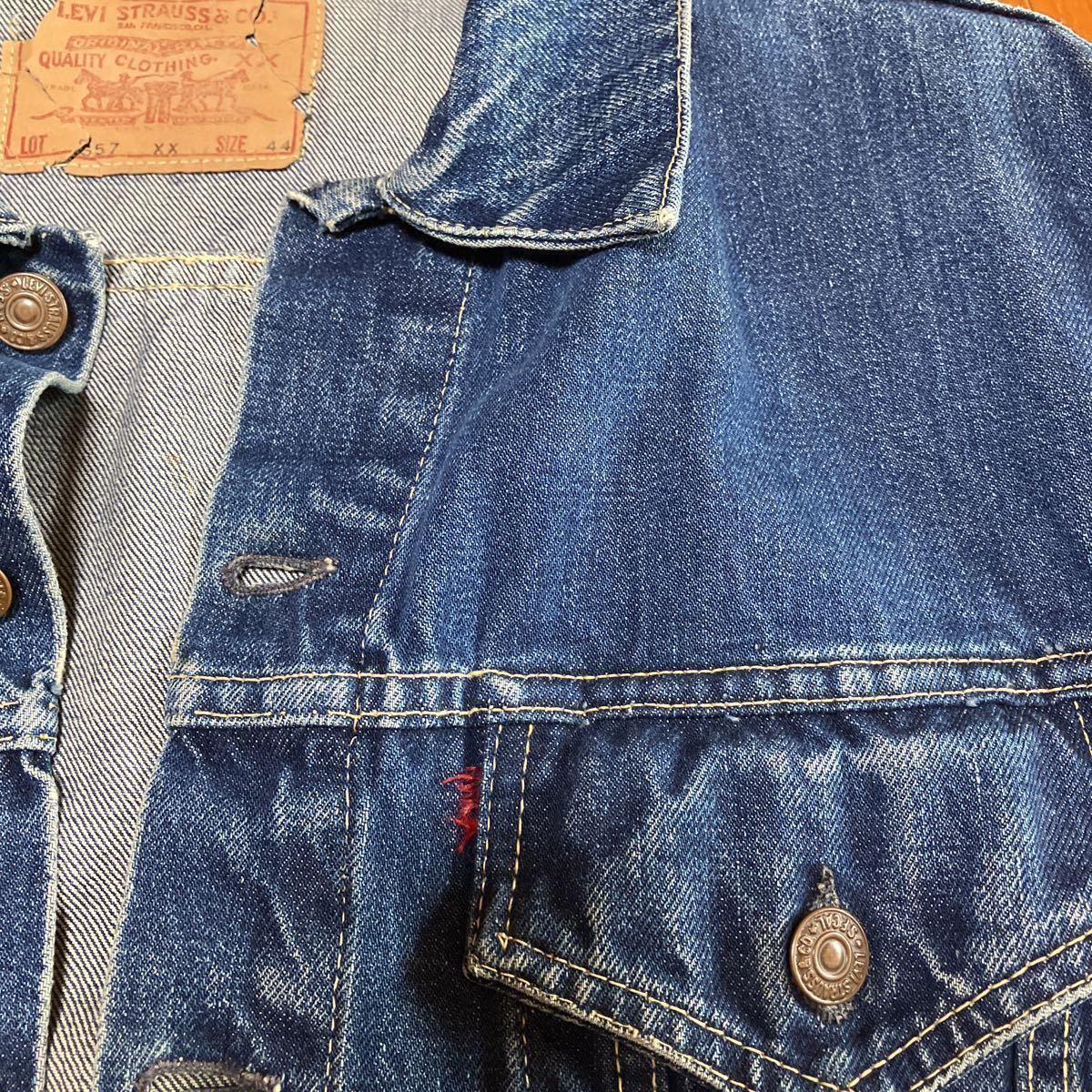557XX 44 リーバイス3rd LEVIS 557 3th BIGE 506XX 507XX LVC 557XX G