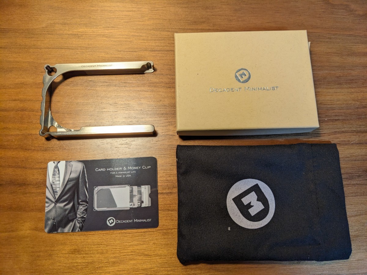 decadent minimalist デカデント ミニマリスト EDC チタン decadent minimalist デカデント ミニマリスト EDC チタン