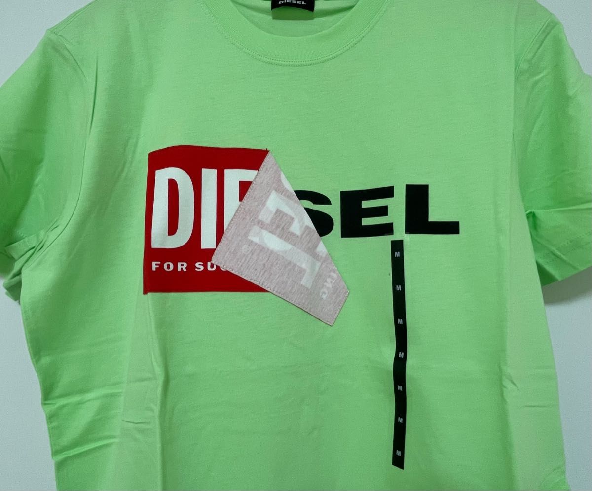 ディーゼル DIESEL Tシャツ メンズ 半袖 00S02X-0091B T-DIEGO-QA プリントロゴ サイズ：XS