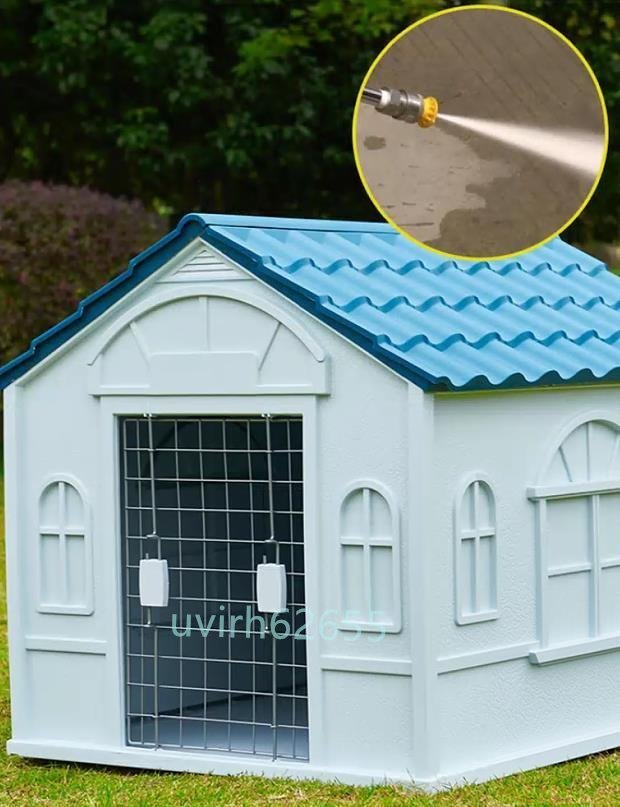  high quality * practical use * washing with water possibility kennel outdoors dog house pet house corrosion not doing plastic triangle roof large dog medium sized dog canopy durability 