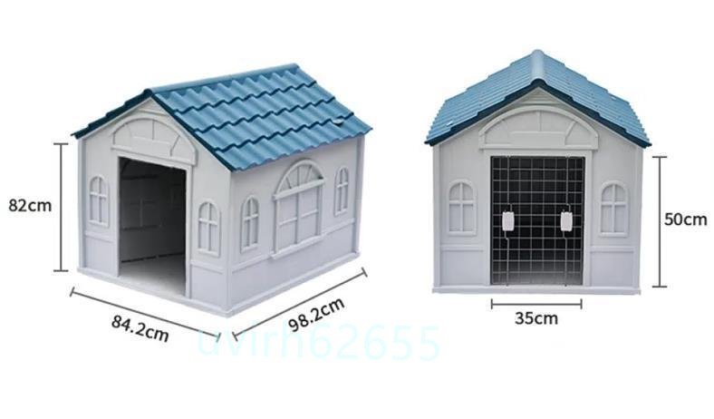  high quality * practical use * washing with water possibility kennel outdoors dog house pet house corrosion not doing plastic triangle roof large dog medium sized dog canopy durability 