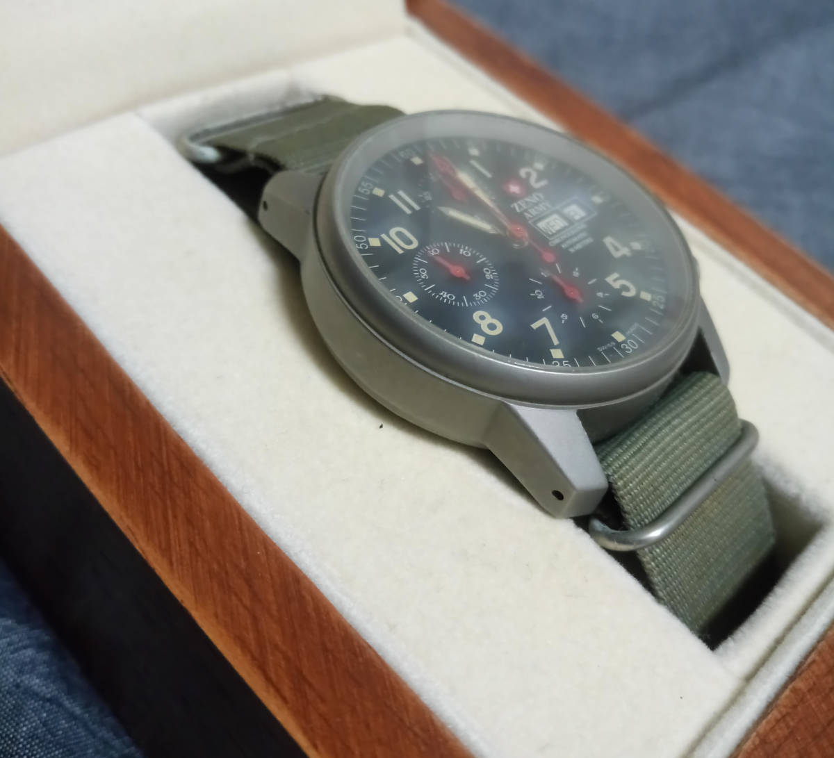 とっておきし福袋 ZENO 自動巻き クロノグラフ 中古 動作品 chrono