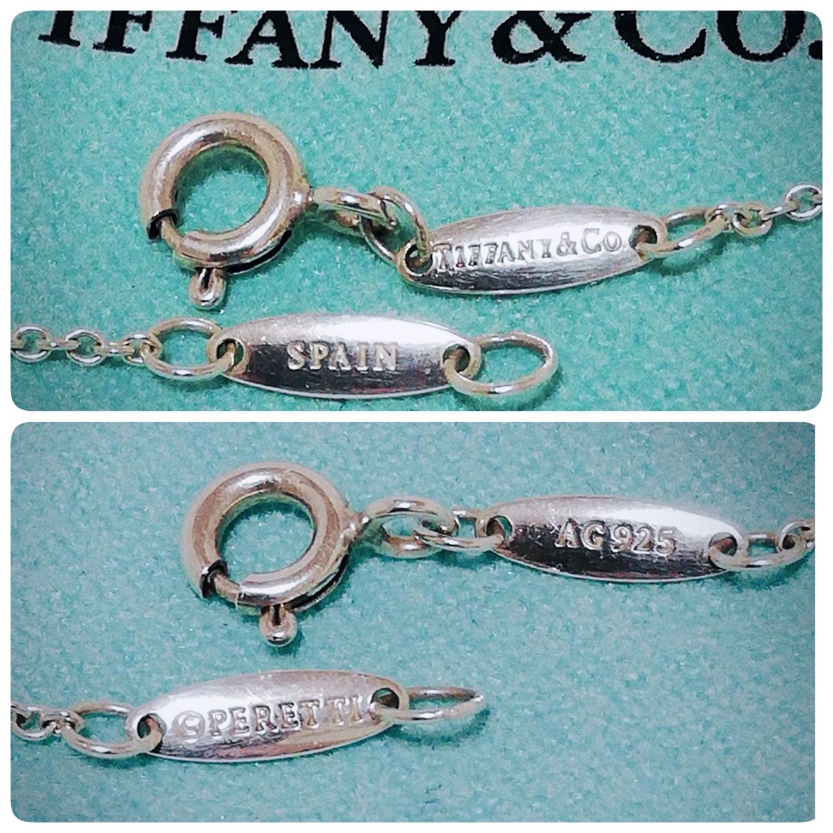 極美品★ティファニー★バイザヤード シングル ダイヤモンド ペンダント シルバー 0.05ct ネックレス TIFFANY&Co.