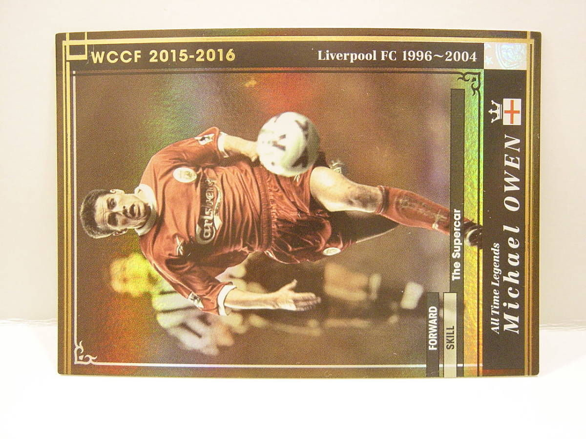 WCCF 2015-2016 ATLE-EXT マイケル・オーウェン　Michael Owen 1979 England　Liverpool FC 1996-2004 All Time Legends_画像4