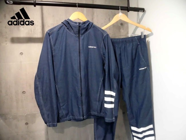 adidas アディダス/CC デニムウーブンジップパーカー x デニムウーブン