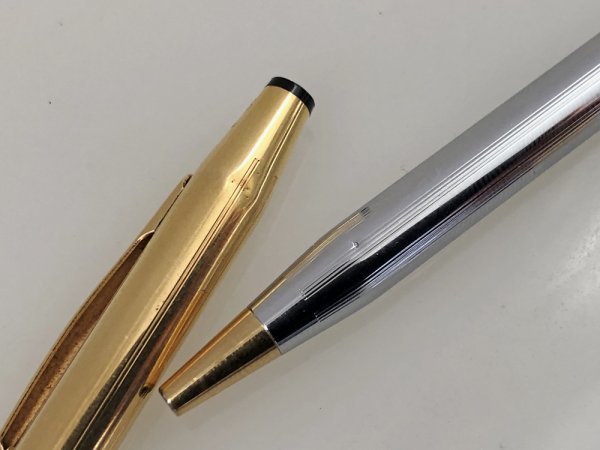 CROSS クロス ボールペン / 18K シャープペン シルバー ゴールド 3本
