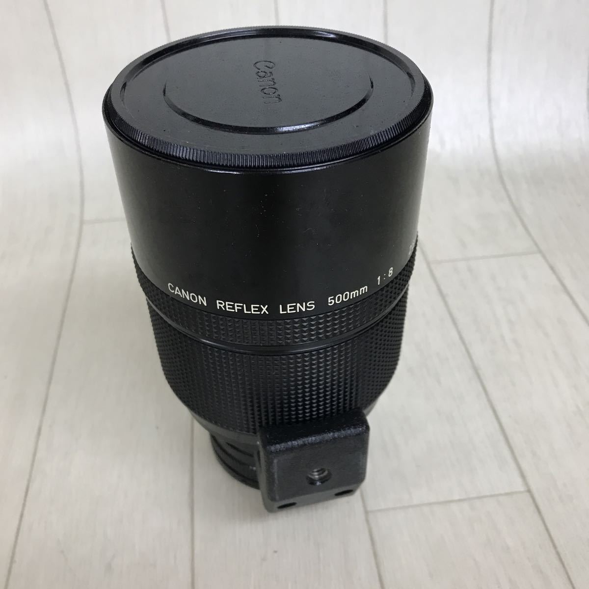 B1018 希少 レア レトロ Canon キャノン レンズ REFLEX 500mm 1:8 当時物 動作未確認
