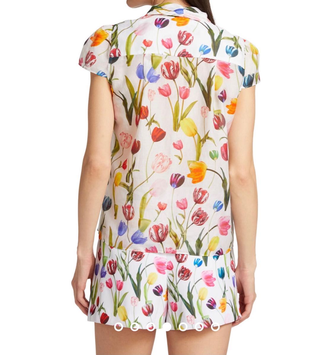 Alice Olivia Jeannie Tulip Print shirt S 新品、未使用