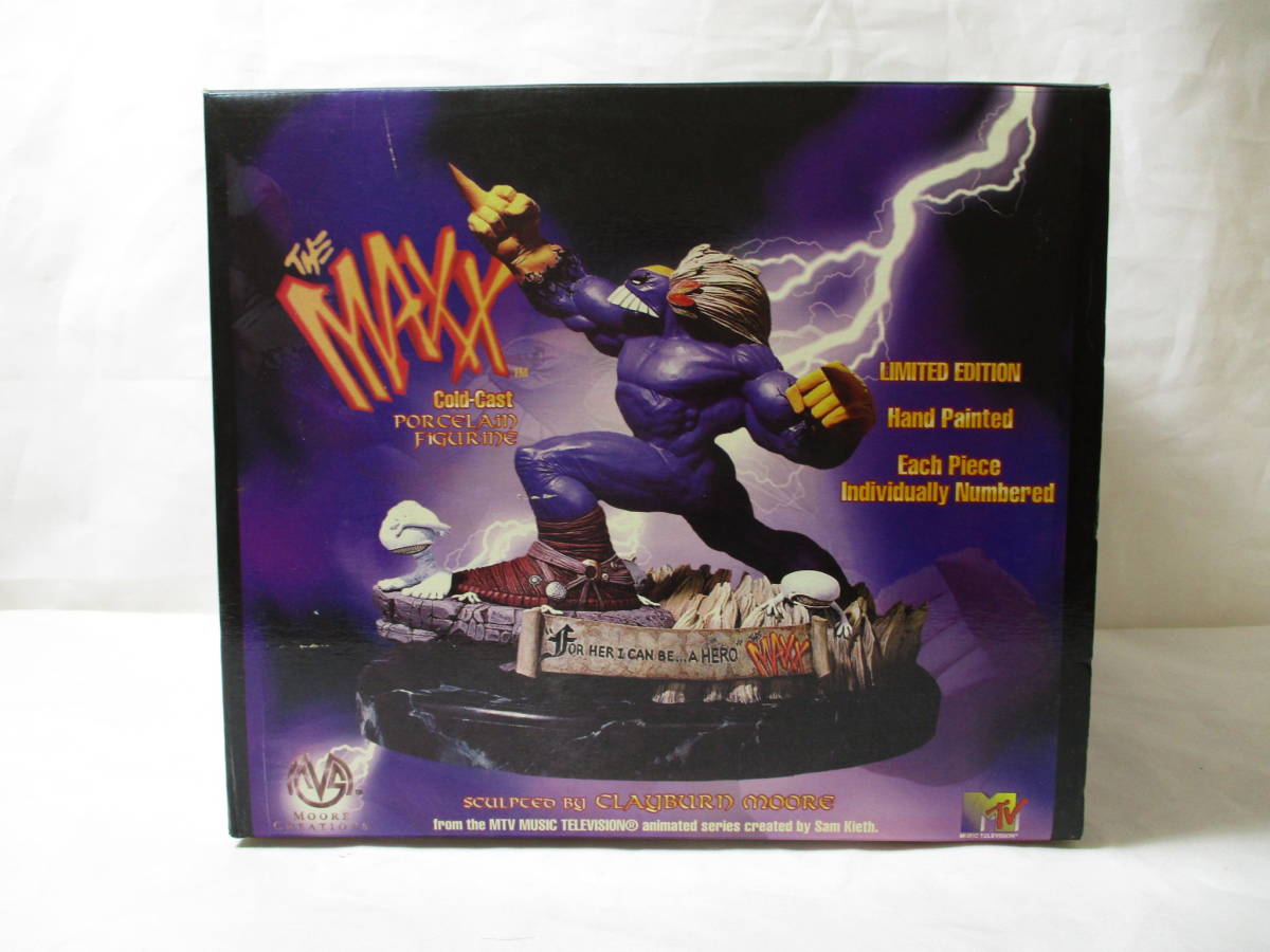 MOORE CREATIONS COLD CAST PORCELAIN FIGURINE THE MAXX 3500 body ограничение б/у товар Spawn 