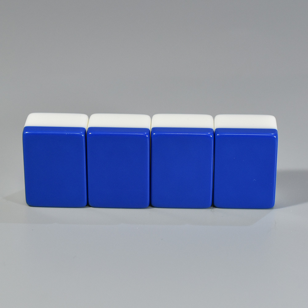 アモス用 28mm 全自動卓麻雀牌 紛失牌代用、牌さばき練習、DIYなどに 9索（ソー）×4牌 背面ブルー 9B03_画像2