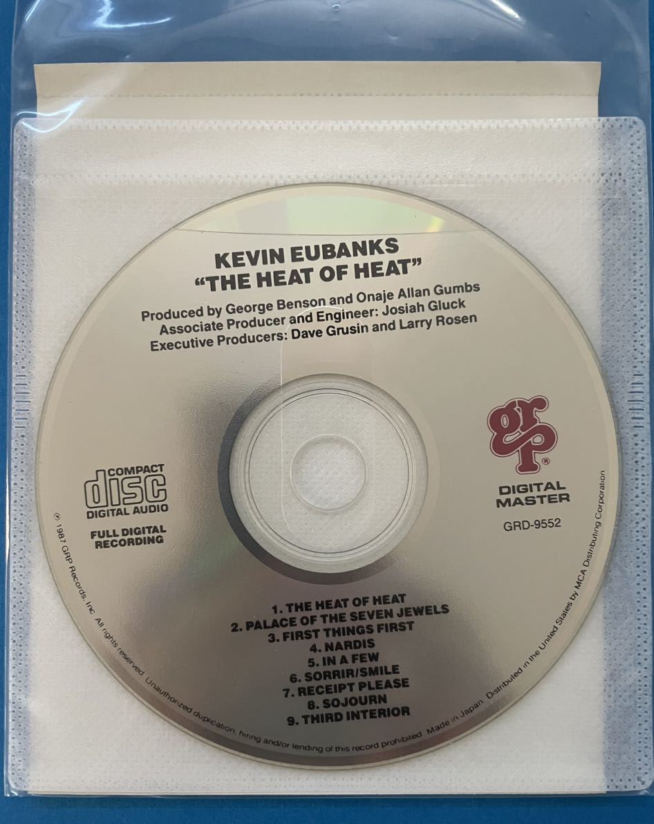 【USED良品】KEVIN EUBANKS “The Heat of Heat” フュージョンギター_画像2