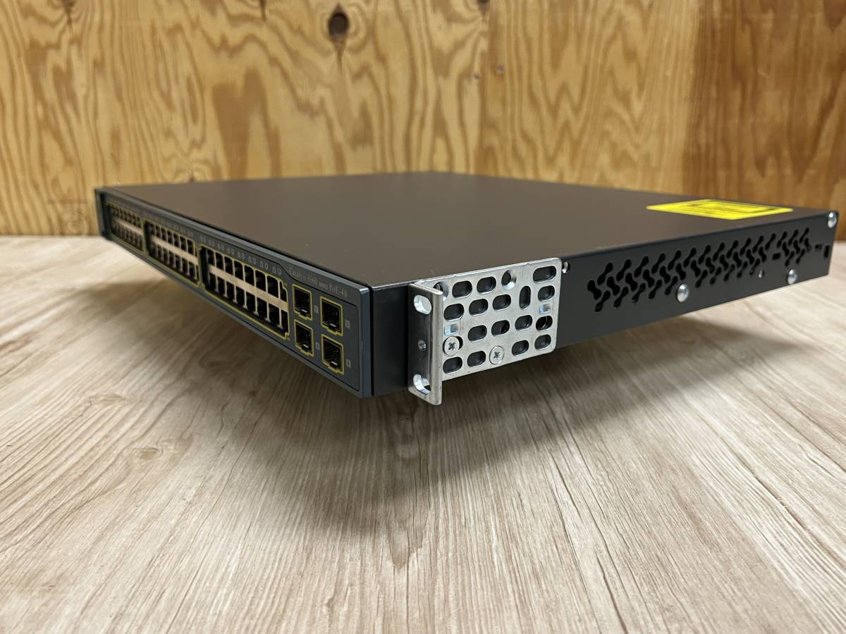 #6002-0523 ☆保証☆ Cisco シスコ WS-C3560-48PS-S V05 Ver12.2 初期化済み 発送サイズ:140+予定_画像3