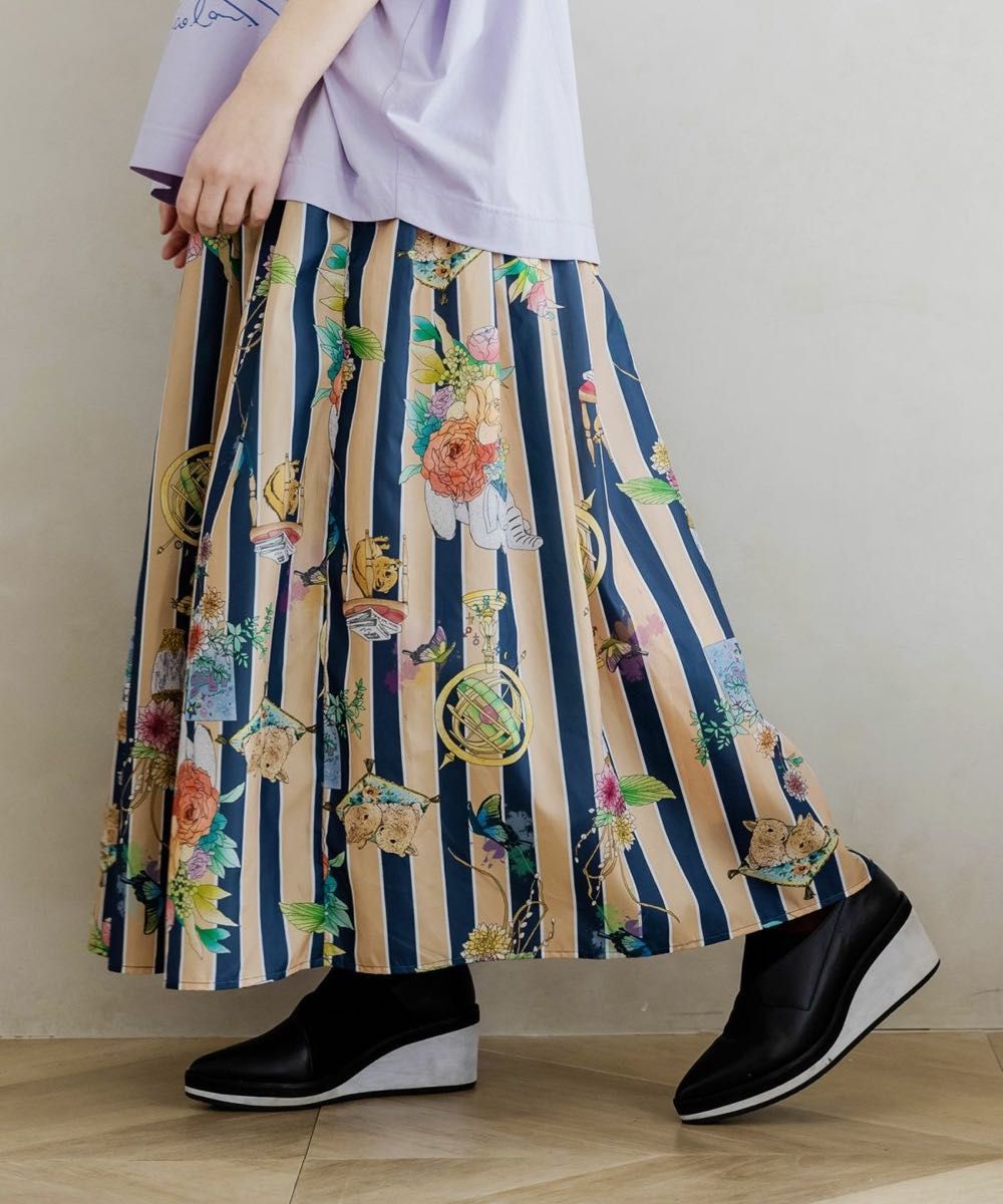超美品 ScoLar カラフルPOPな総柄 形状記憶スカート yes-netzwerk.de