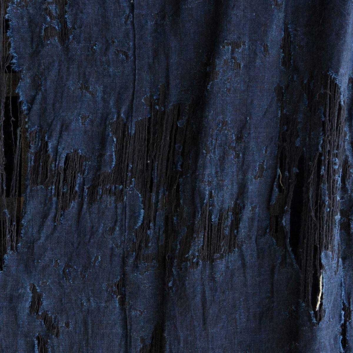 古布 藍染 木綿 布団皮 襤褸 ジャパンヴィンテージ ファブリック テキスタイルJapanese Fabric Cotton Vintage Boro Indigo Futon Cover