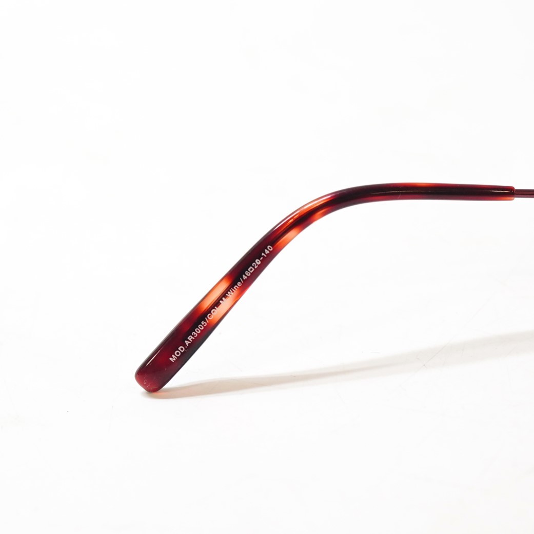 c044 新品【ARMATI,S】 チタン メガネ フレーム 日本製 ジャパン 鯖江 メンズ レディース 軽量 ハンドメイド フルリムの画像6