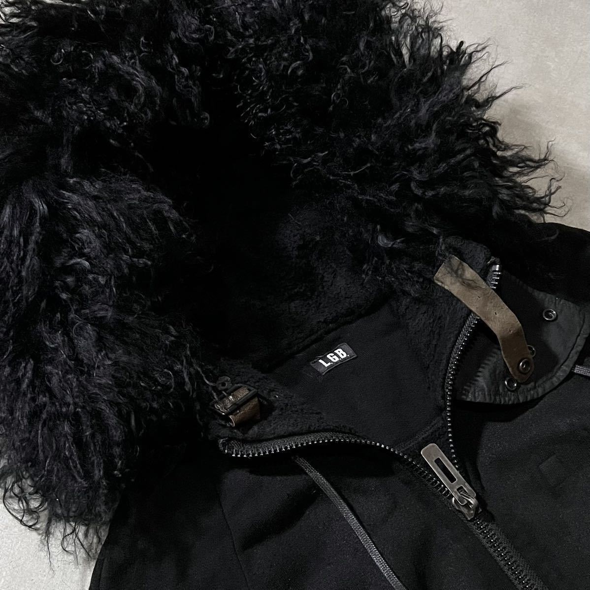 00s L.G.B. Fur Hoodie ifsixwasnine jacket Archive Rare / ルグラン