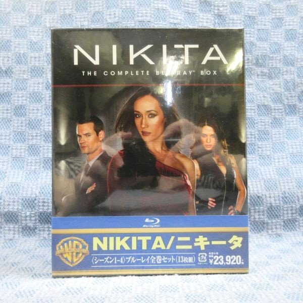 ★K890●【送料無料!】マックG×マギー・Q「NIKITA/ニキータ ＜シーズン1-4＞ブルーレイ全巻セット(13枚組)」Blu-ray BOX 未開封新品_画像1