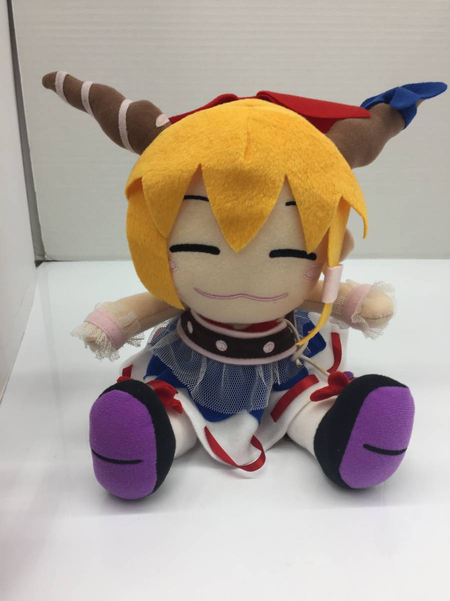 ☆【K316】中古品 東方プロジェクト 酔いどれ萃香ぬいぐるみ(笑顔