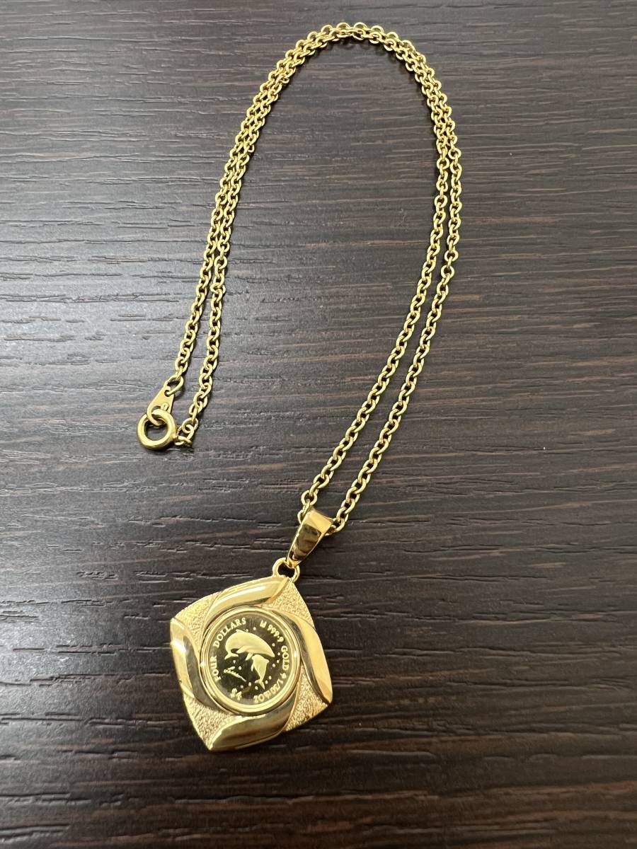 872 【期間限定出品】貴重 クリスチャンラッセン 24金 K24 1/30 金貨